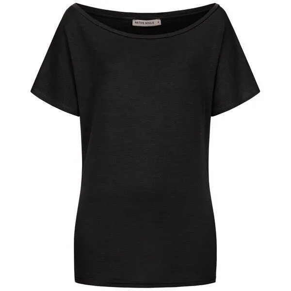 NATIVE SOULS NATIVE SOULS Lyocell Oversize Shirt Trudy Damen, Black, – Produktbild 1 von 1
