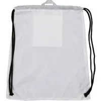 Recycle Bags Faltbarer Turnbeutel 'Stringbag' aus recycelten PET-Flaschen weiß – Produktbild 1 von 1