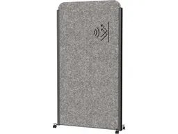 Maul MAUL Stellwandsystem "MAULcocoon" anthrazit, Akustik 100 x 180 cm, Mobil, dunkelgrau – Produktbild 1 von 1