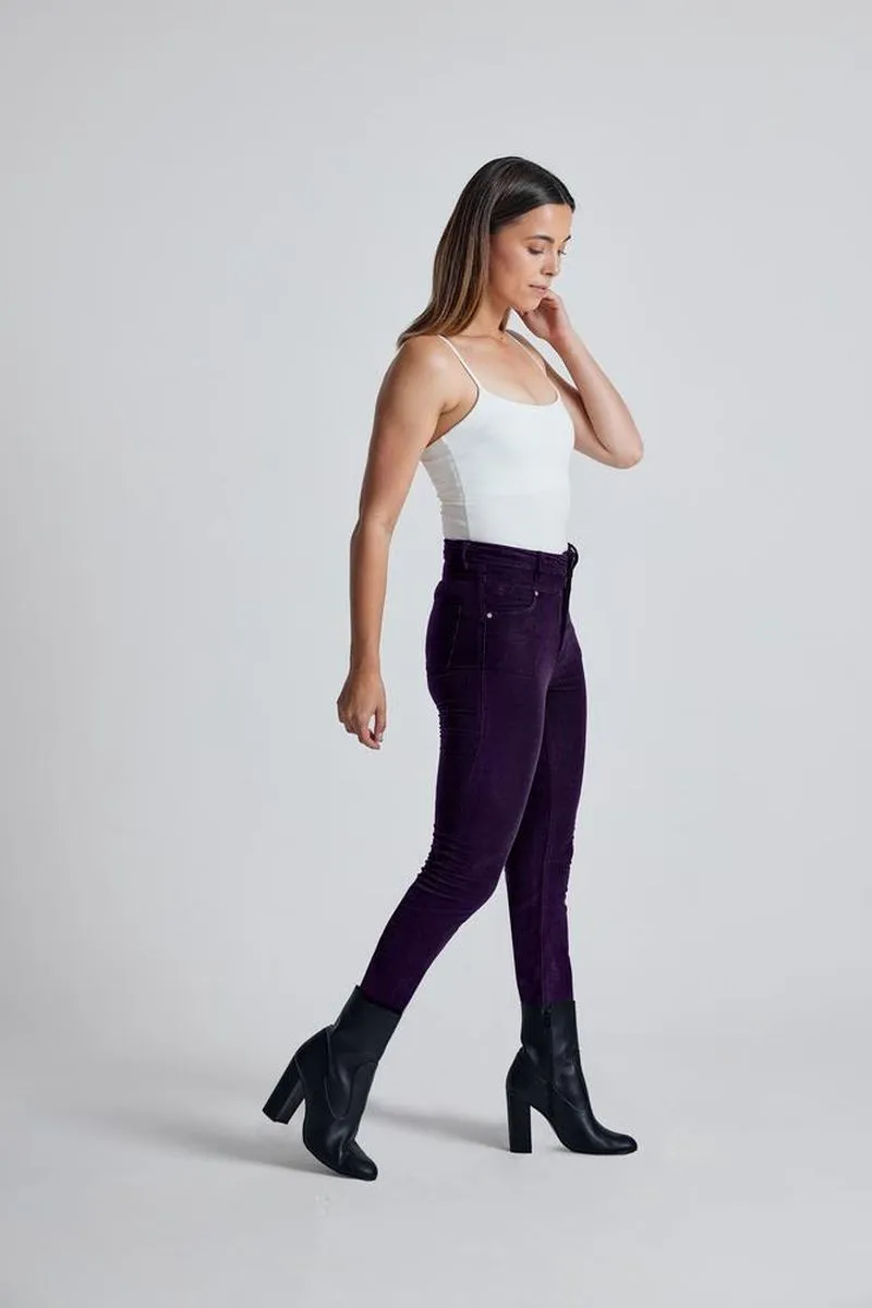 Flax and Loom High Waist Cordhose Modell: Nina, Fawn, – Produktbild 1 von 1