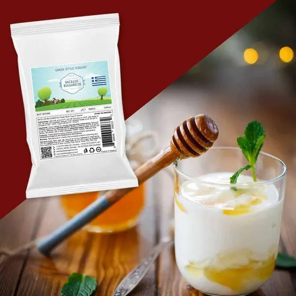 Bacillus Bulgaricus Griechische Joghurtkulturen - Griechischen Joghurt selber machen (3er Pack) – Produktbild 4 von 4