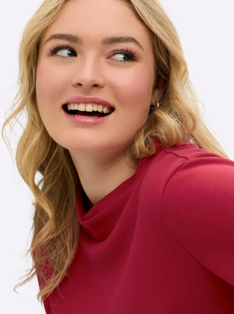 sheego Sweatshirt kirsche, Kirsche, – Produktbild 2 von 2