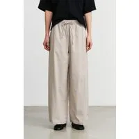 Rotholz Rotholz Damen vegan Hose Lightweight Flared Beige Stripe – Produktbild 1 von 1