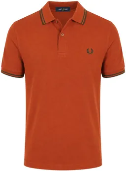 Fred Perry Fred Perry Poloshirt Tipped M3600 Brique 81C - Größe M – Produktbild 1 von 1