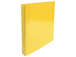 Exacompta 10 Exacompta Ringbücher "Iderama" aus kaschiertem Karton, DIN A4, 4 Ringe, gelb – Produktbild 1 von 1