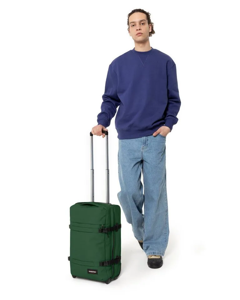 Eastpak Eastpak Weichgepäck-Trolley TRANSIT'R S, 2 Rollen, Handgepäck-Koffer Reisegepäck Reisekoffer mit TSA Schloss Reisetasche, Grün, – Produktbild 4 von 4