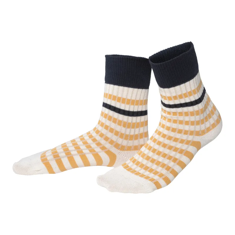 Living Crafts LIVING CRAFTS - Damen Socken - Gestreift (98% Bio-Baumwolle; 2% Elasthan), Nachhaltige Mode, Bio Bekleidung, Gestreift, – Produktbild 5 von 5