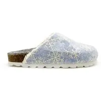 thies Veganer Kids PET Snow Clog "thies ®" aus zertifizierter Biobaumwolle, Sky blue (hell blau), – Produktbild 1 von 1