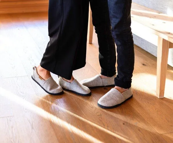 Gottstein Gottstein Slipper Homely Alpaka, Grau, – Produktbild 4 von 4