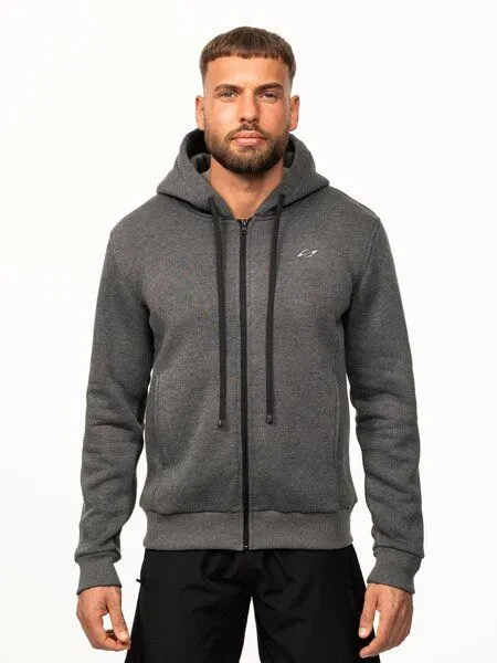 saved lab saved lab SL-600 Zip Hoodie Grey Melange – Produktbild 3 von 4