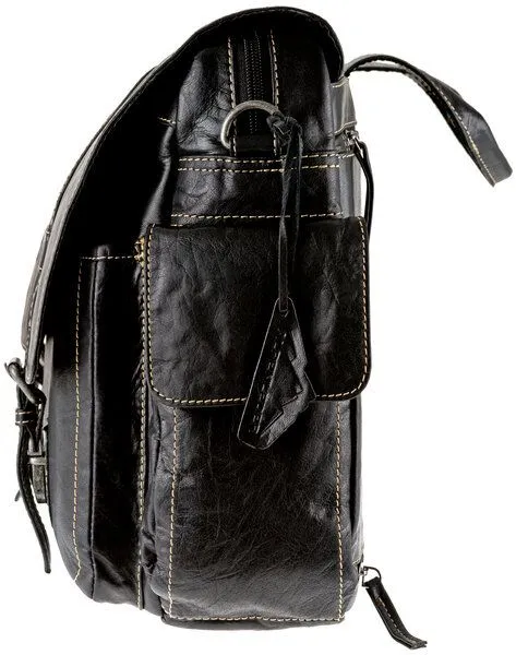 Alpenleder Alpenleder Messenger Bag AOSTA, Ebenholz, – Produktbild 4 von 4