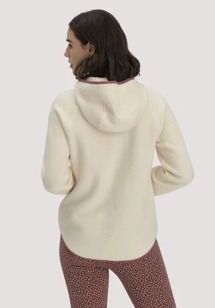hessnatur hessnatur Fleece Hoodie Relaxed ACTIVE LIGHT aus reiner Bio-Baumwolle, Natur, – Produktbild 2 von 4