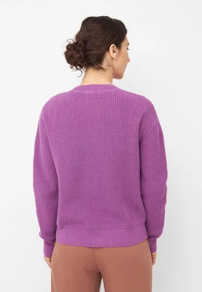 Givn Berlin Givn Berlin Cardigan OLINA aus Bio-Baumwolle, Lila, – Produktbild 3 von 4