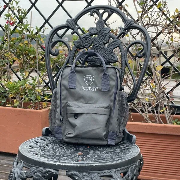 JN JuNiki's JN JuNiki's Aus RPET: Nachhaltiger & ultraleichter JuNiki's® Rucksack, Dark grey, – Produktbild 2 von 4