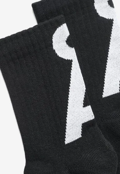 ARMEDANGELS ARMEDANGELS SAAMUS SHORT Unisex Socken aus Bio-Baumwoll Mix, Black-white, – Produktbild 1 von 3