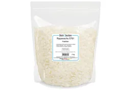 DistrEbution Bastelnaturmaterial Rapswachs Pastillen, Kerzenwachs 1–25 kg Veganes, pflanzliches Wachs, Kerzen gießen, ideal für Stumpenkerzen, Strukturkerzen & Motivkerzen – Produktbild 1 von 1
