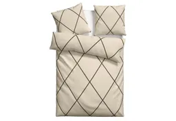 OTTO home Bettwäsche Belle in Gr. 135x200 oder 155x220 cm, Bettwäsche-Set gemustert, Renforcé, 2 teilig, Renforcé Qualität, Reißverschluss, 100% Baumwolle – Produktbild 1 von 1