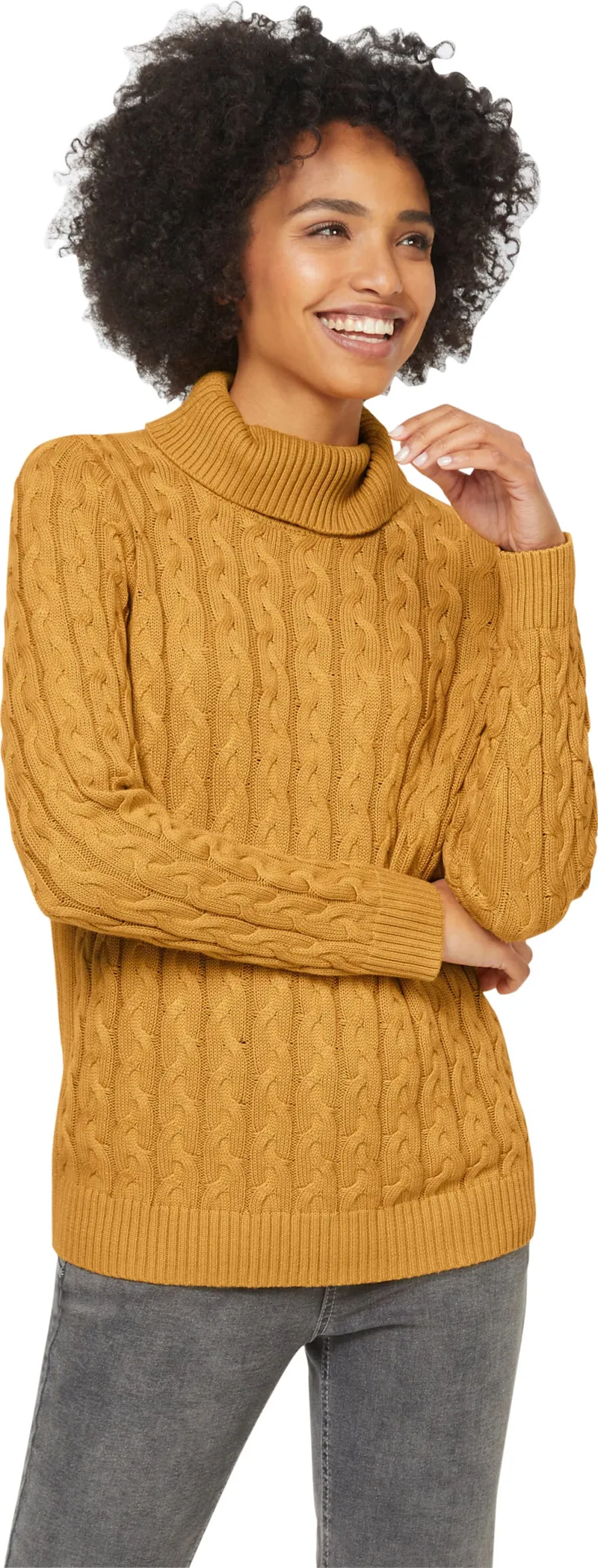 heine Feinstrickpullover ocker, Ocker, – Produktbild 2 von 2