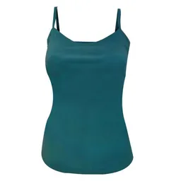 körber mode körber mode Spaghetti Top, Top für darunter aus Biobaumwolle in smaragd grün – Produktbild 1 von 1