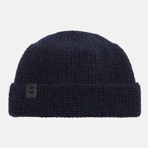 Hanseheld Hanseheld Strickmütze Seebär GOTS Dockermütze Seemannsmütze kurz und flach, Blau, – Produktbild 1 von 3
