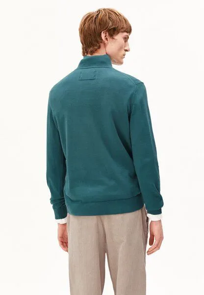 ARMEDANGELS ARMEDANGELS FAABES Herren Pullover aus Bio-Baumwolle, Petrol velvet, – Produktbild 2 von 4