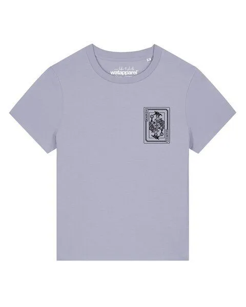 watapparel watapparel T-Shirt Frauen Joker, Lavender, – Produktbild 1 von 2