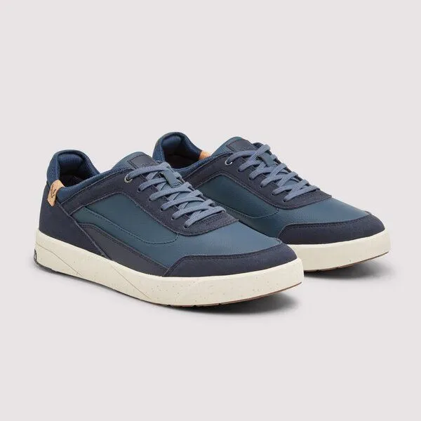 SAOLA SAOLA Quito M - leicht & vegan Sneaker mit elastischen Schnürsenkeln, Navy, – Produktbild 4 von 4