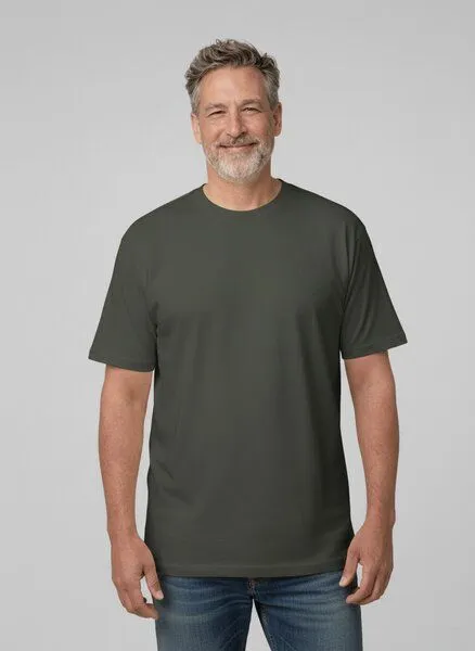UNIPOLAR UNIPOLAR Basic T-Shirt Modell: Crafton, Khaki (grün), – Produktbild 1 von 1