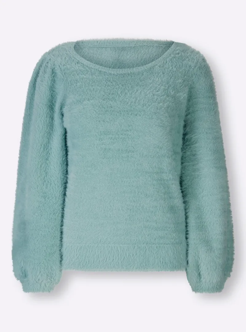 heine Strickpullover kalkmint, Kalkmint, – Produktbild 2 von 2