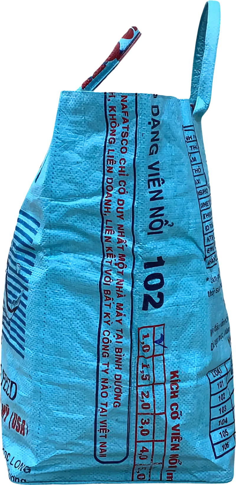 Beadbags Beadbags Kleine Universaltasche / Wäschesack aus recycelten Reissack Ri9.2, Hellblau, – Produktbild 6 von 6