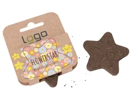 Bio-Blumensamen "Flowerstar Bienenwiese" inkl. 1-4-farbigem Aufdruck – Produktbild 1 von 1