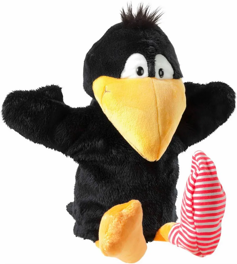 Heunec Heunec Handpuppe Rabe Socke, Schwarz, – Produktbild 2 von 2