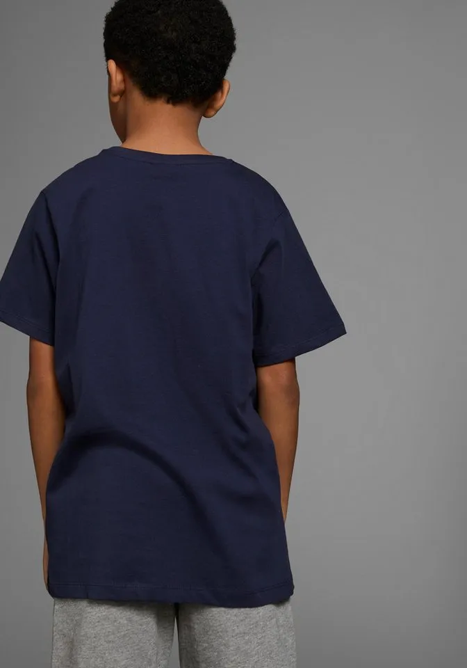 KIDSWORLD Shirt & Shorts 2tlg. Set T-Shirt + Sweatshorts (Set, 2-tlg., 2) BIKER-Druck, jedes Teil einzeln tragbar, Blau|grau, – Produktbild 3 von 5