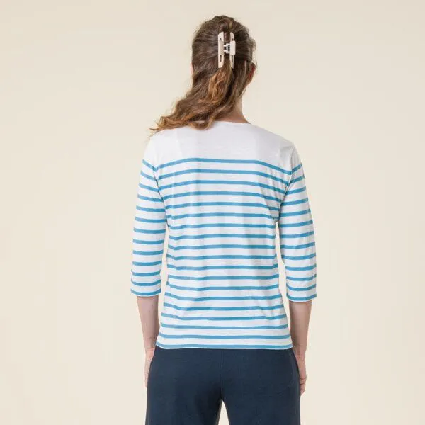 Living Crafts Living Crafts T-Shirt - TUANA, White/lazy blue (mehrfarbig), – Produktbild 3 von 4