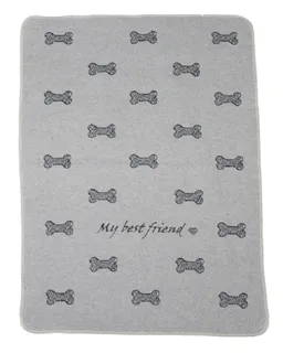 david fussenegger david fussenegger Tierdecke Hundedecke 'my best friend/Knochen allover' – Produktbild 1 von 1
