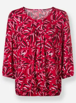 Witt Druckbluse rot-graphit-bedruckt – Produktbild 1 von 1