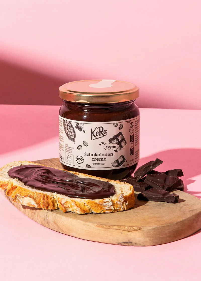 KoRo Bio Schokocreme Zartbitter | 400 g - 2. Wahl – Produktbild 2 von 5