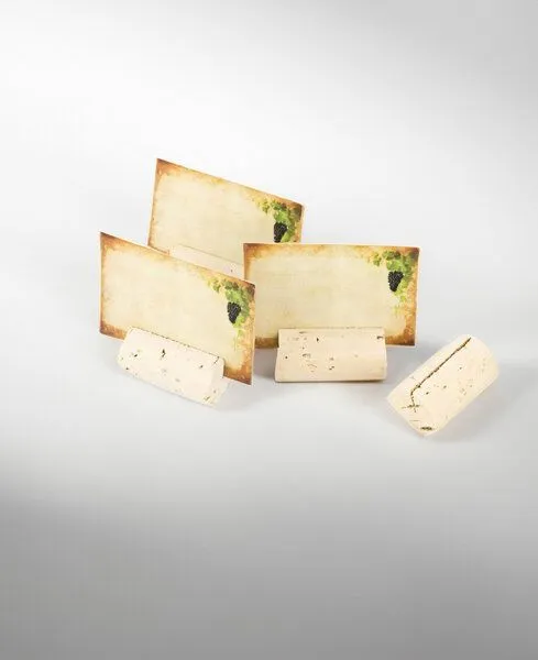 Kork-Deko Kork-Deko 20 Stk. Tischkarten / Platzkarten Namenskärtchen aus (neuen) Weinkorken – Produktbild 4 von 7