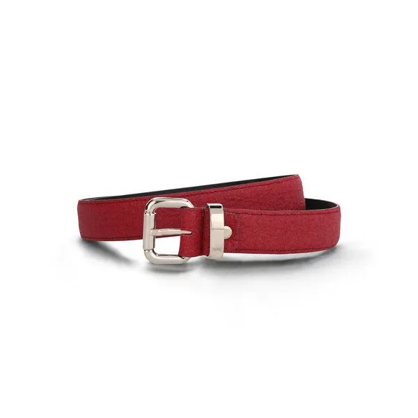 Nae Vegan Shoes Nae Vegan Shoes NAE Ordis Damen Gürtel aus Piñatex- Leder, Red, – Produktbild 1 von 2