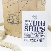 Bow & Hummingbird Bow & Hummingbird Postkarte Friendship – Produktbild 1 von 1