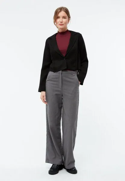 Givn Berlin Givn Berlin Flanellhose GBBEATRICE aus Bio-Baumwolle, Dunkelgrau, – Produktbild 4 von 6