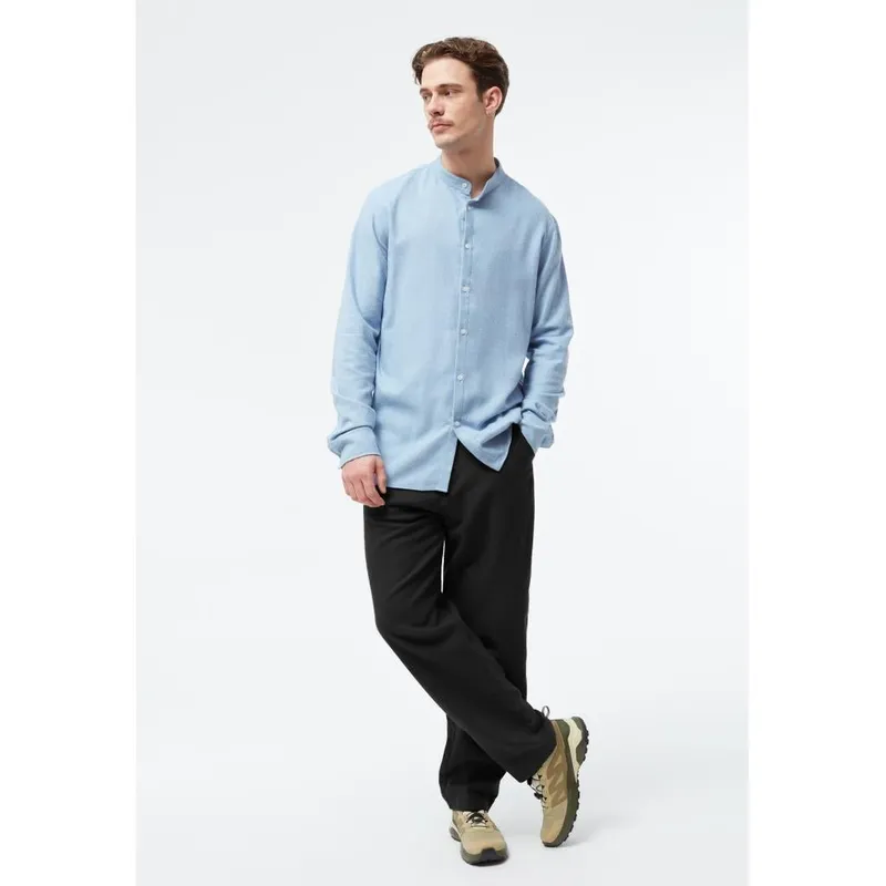 Givn Givn Herren vegan Hose Flanell Helge Anthrazit, Dunkelgrau, – Produktbild 1 von 2