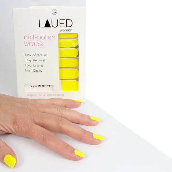 Vargu Vargu LAUED vegane Nagelfolien solid neon, Neon moon, – Produktbild 1 von 4