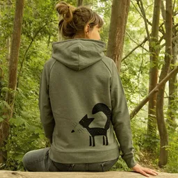 Cmig Cmig Damen Hoodie Franzi Fuchs in mid heather khaki – Produktbild 1 von 1