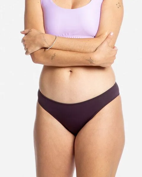 MATONA Matona Bikinihose | Bikini Briefs | aus Econyl, Aubergine, – Produktbild 1 von 3