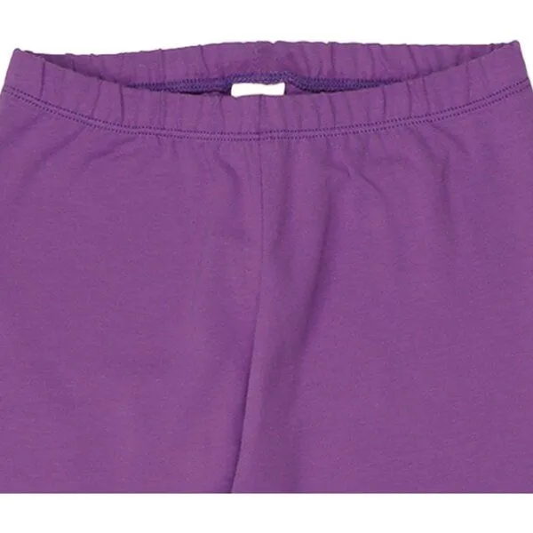 Walkiddy Walkiddy 3/4-Leggings Lila Uni Bio-Baumwolle GOTS – Produktbild 2 von 2