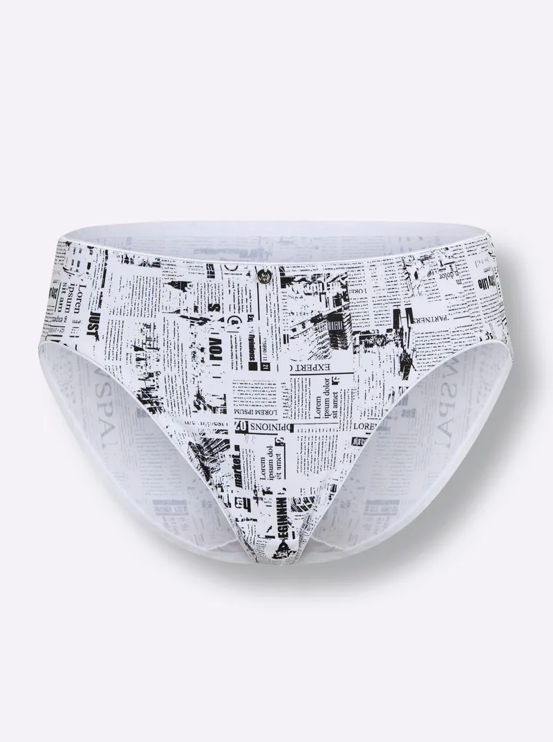 wäschepur Jazzpants weiß-schwarz, Weiß-schwarz, – Produktbild 1 von 3