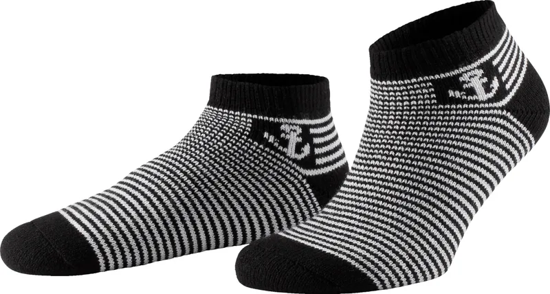 wäschepur Socken schwarz-weiß-gestreift, Schwarz-weiß-gestreift, – Produktbild 3 von 3