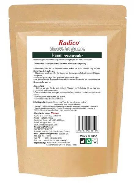 Radico Radico Neem Pulver – Produktbild 3 von 3