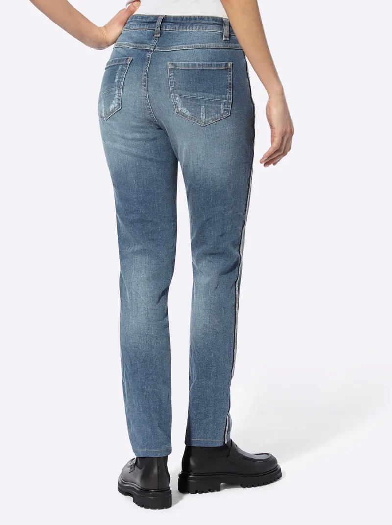 heine Jeans blue-stone-washed, Blue-stone-washed, – Produktbild 2 von 3